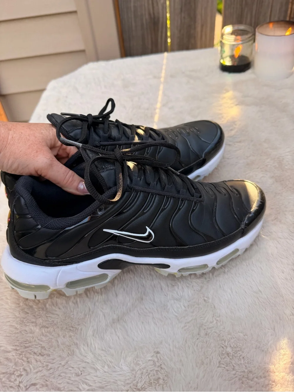 Nike Air Max Plus Golf 'Black Leather' Size 12